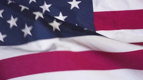 Slow Motion American Flag 動画素材 71959134