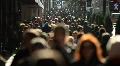 Slow Motion anonymous crowd HD Footage