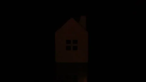 Slow motion of arsonist igniting the gasoline around a house Stock Footage 106504848