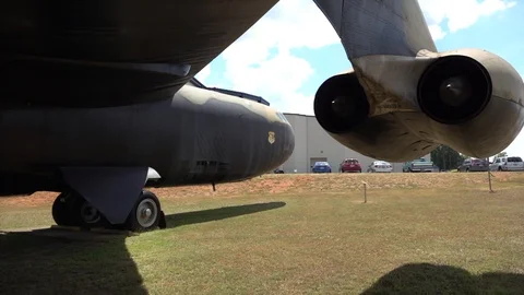 Slow Motion B52 Bomber Video stock 95157959