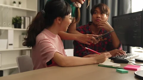 Slow motion back end software developer engineer writing code. Burgeoning Stock Footage 282563649