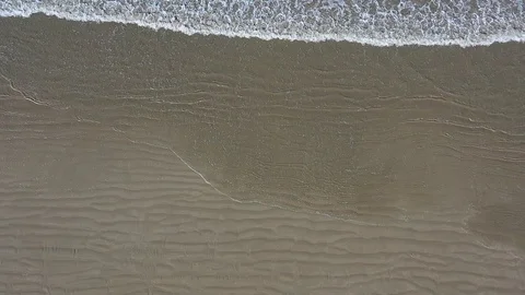 Slow motion beach and surf Stock Footage 124884043