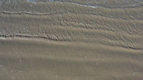 Slow motion beach and surf Stock Footage 125122717