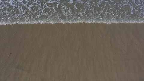 Slow motion beach and surf Stock Footage 126088324