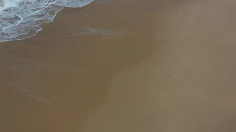Slow motion beach and surf Stock Footage 134360677