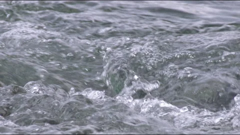 Slow motion of beautiful river water by fix shot in Nagano, Japan 動画素材 150868341