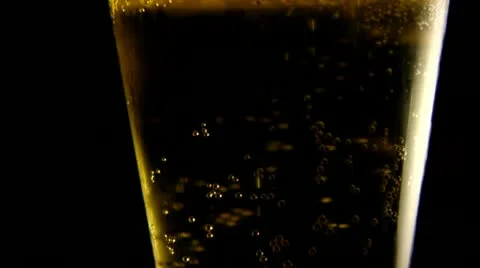 Slow Motion Beer Bubbles Video stock 20635059
