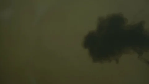 Slow motion black smoke background Stock Footage 76315624