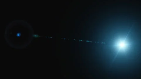 Slow motion of blue light from the right Video stock 314028059