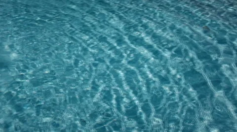 Slow Motion Blue water Pool with Waves Stock Footage 50298930