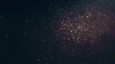 Slow motion of the blurred and glowing particles 4K Stock Footage 63224257