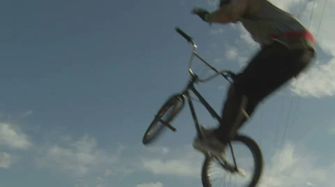 Slow Motion BMX Video stock 27245018