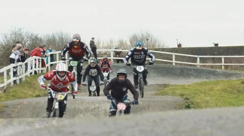 Slow Motion BMX Racing Stock Footage 59583660