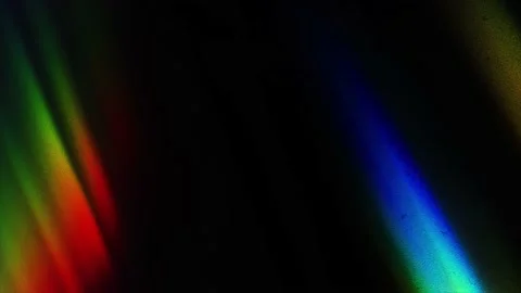 Slow Motion of Bokeh. Prism Rainbow Light Flares Stock Footage 191513196