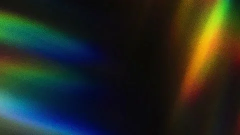 Slow Motion of Bokeh. Prism Rainbow Light Flares Stock Footage 191513895
