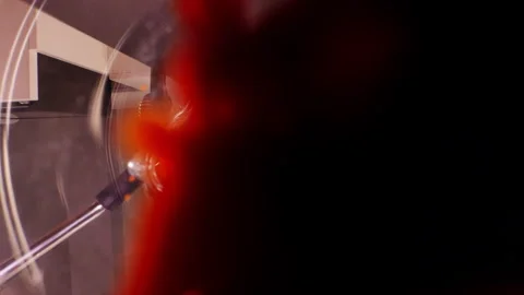 Slow Motion Bottom View Of Espresso Extraction Beginning Through Naked Portafilt 스톡 동영상 328311843
