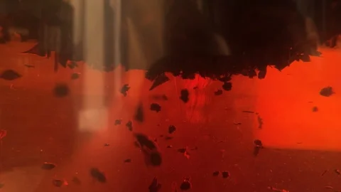 Slow motion. Brewing red tea in transparent kettle close-up. Tea stock footage  Video stock 120459696