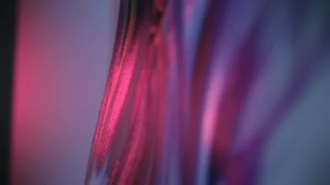 Slow motion of brush strokes on large canvas in bright artistic lighting Vídeo Stock 99998612