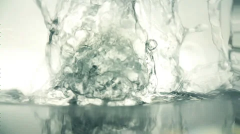 Slow Motion Bubbling Stock Footage 35746945