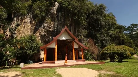 Slow Motion of Buddha Monastery. Video stock 49773962