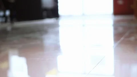Slow motion of the bundle of documents falling from the top to the ground. Video stock 102220331