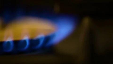Slow motion burner Stock Footage 73571854