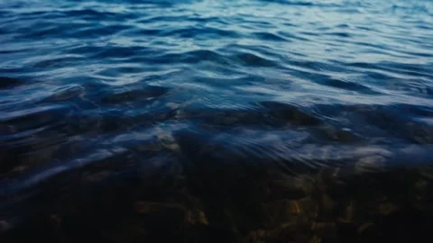 Slow Motion Calm Water Surface Stock Footage 241203825