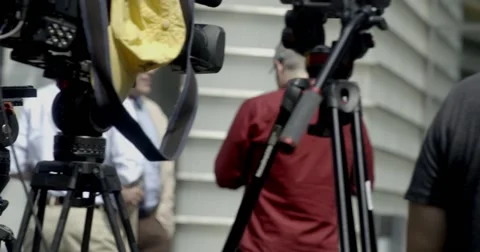 Slow Motion Camera Crew Stock Footage 42660255