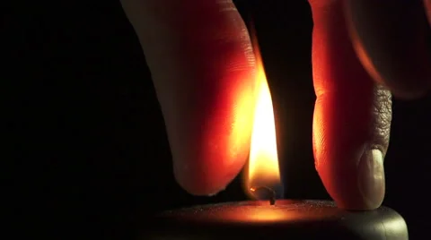 Slow motion of candle Stock Footage 47003810