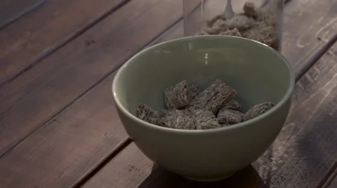 Slow motion cereal 1 Stock Footage 52064224