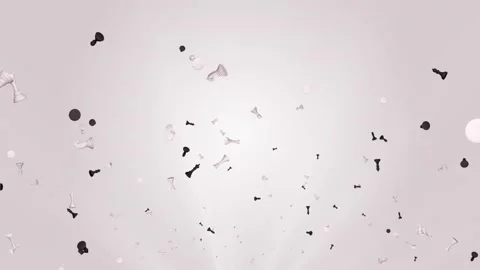 Slow Motion of Chess Pieces being Chess falling on chess in the air loop Stock Footage 186755439