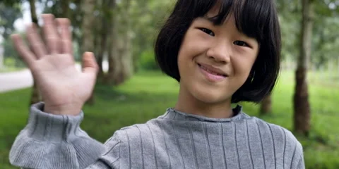 Slow motion of child motion Stock Footage 162117247