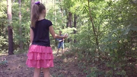 Slow motion. Children playing baseball. Stock Footage 78038285