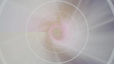 Slow-motion circular light patterns in motion graphics Stock Footage 337375149