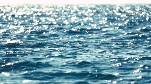 Slow Motion Close Up Of Disturbed Ocean Water Surface 스톡 동영상 86004534