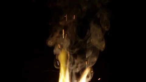 Slow motion close up of fireworks and sparklers Stock Footage 107988041