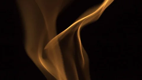 Slow Motion - Close up of Flame from Fire Stock Footage