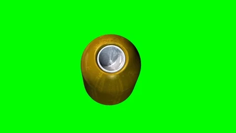 Slow Motion close up of a flying gun bullet projectile on green screen 库存影片 71323532