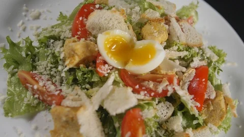 Slow motion close up meal Stock Footage 121828640