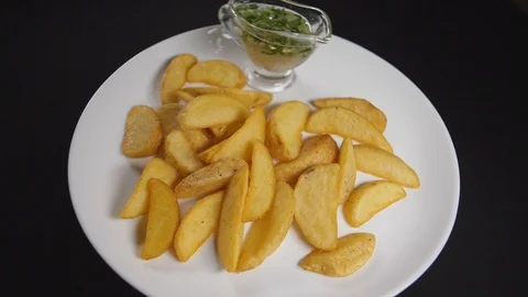 Slow motion close up meal Stock Footage 121829254