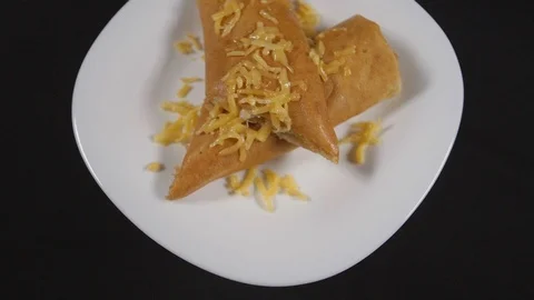 Slow motion close up meal Stock Footage 121829325