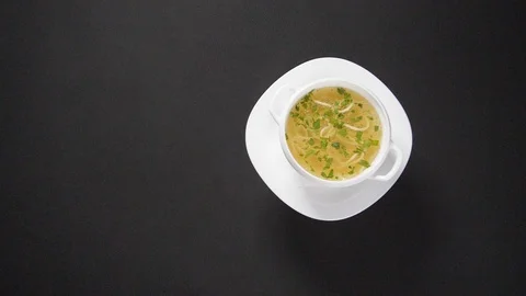 Slow motion close up meal Stock Footage 121829419