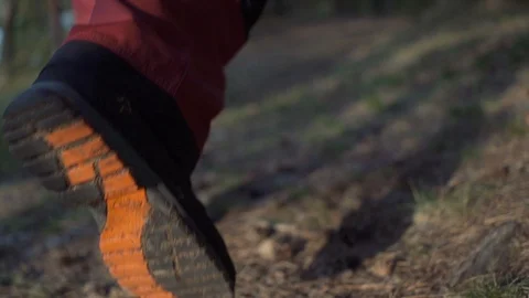 Slow motion close-up of shoes Stock Footage 98411224