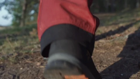 Slow motion close-up of shoes Stock Footage 98411244