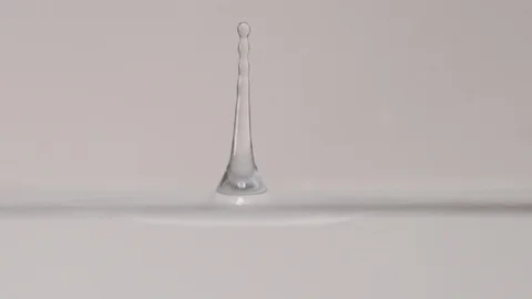 Slow Motion Close Up Water Drip Stock Footage 107939243