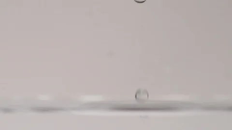 Slow Motion Close Up Water Drip Stock Footage 107939928