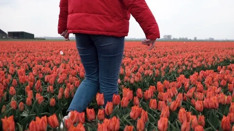 Slow motion close up of Young caucasian teenage girl legs walking in beautiful Stock Footage 111069331