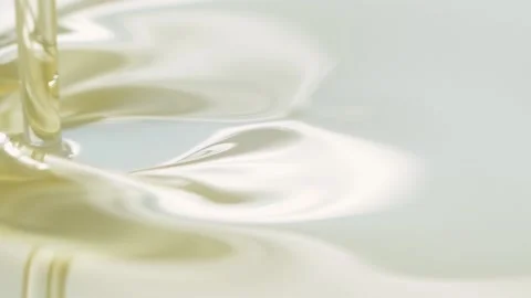Slow motion closeup pouring olive, sunflower oil liquid, healthy food background Stock Footage 146501548