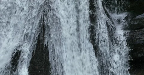 Slow motion closeup of a waterfall Stock Footage 237888167