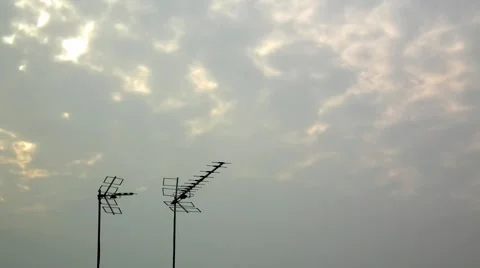 Slow motion clouds Fast moving HD Vidéo 1028218